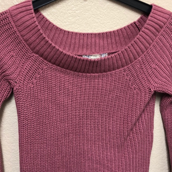 Teen girls pink pullover sweater - M - Picture 3 of 4